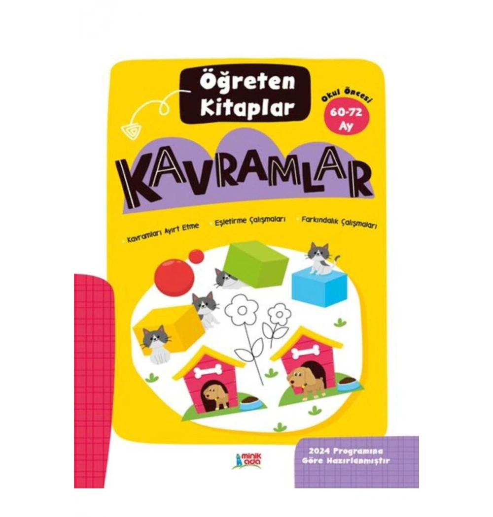 Öğreten Kitaplar 8 Kitap Set 60-72 Ay  Minik Ada