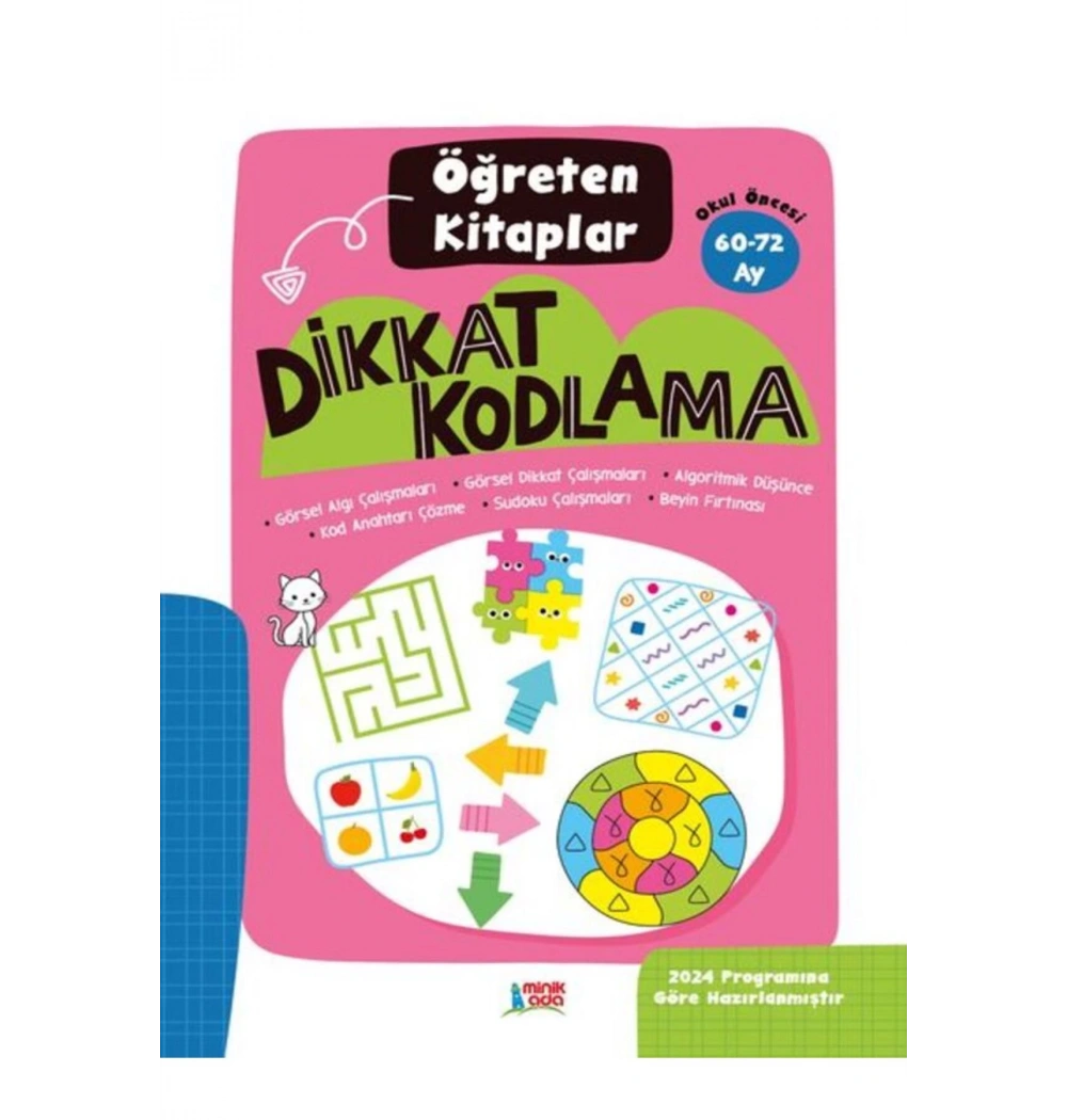 Öğreten Kitaplar 8 Kitap Set 60-72 Ay  Minik Ada