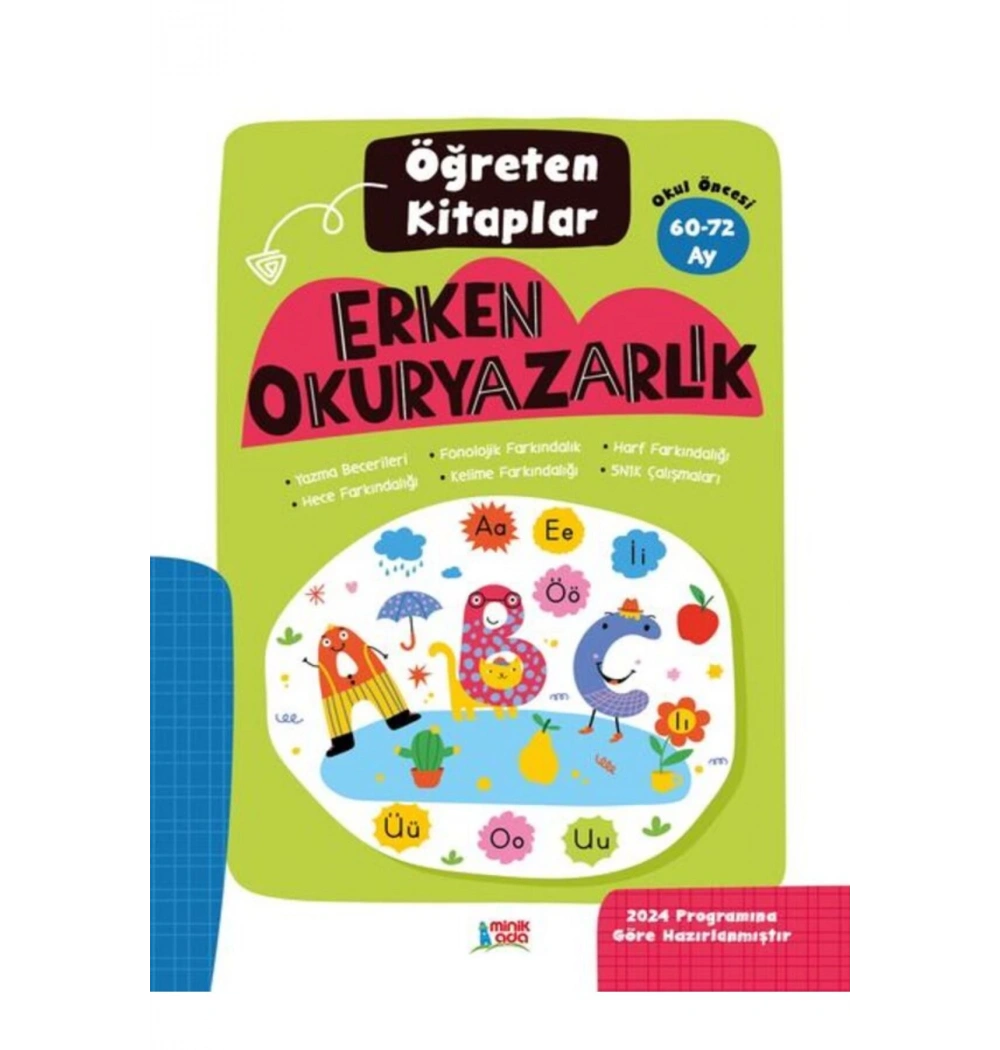 Öğreten Kitaplar 8 Kitap Set 60-72 Ay  Minik Ada