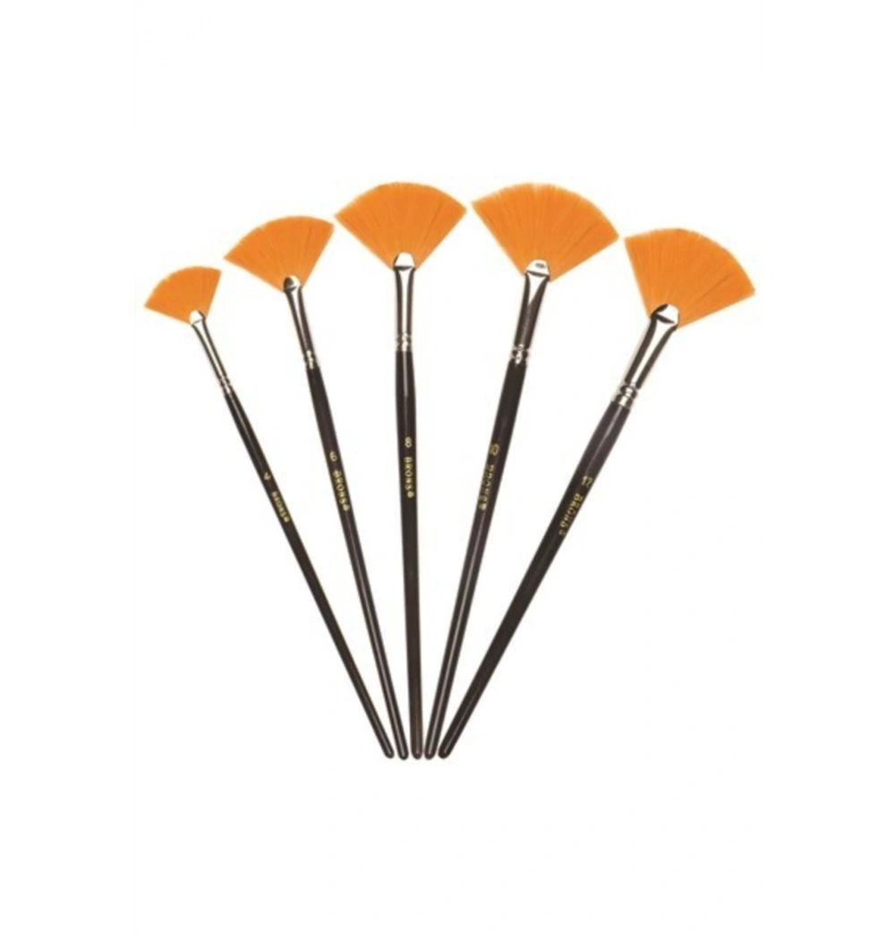 Brons Yelpaze Yağlı Boya Fırçası No:12 Br-608
