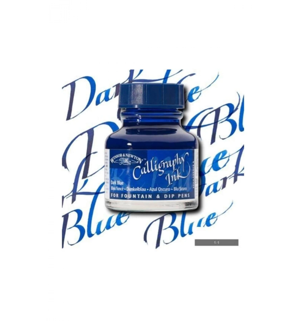 Lisans Wn Kaligrafi Mürekkebi 30Ml Koyu Mavi  Lv-Wn-1111222