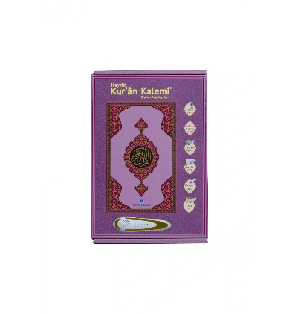 Hayrat 0013 Rahle Boy Kalem Kuran Lila Karton Kutulu