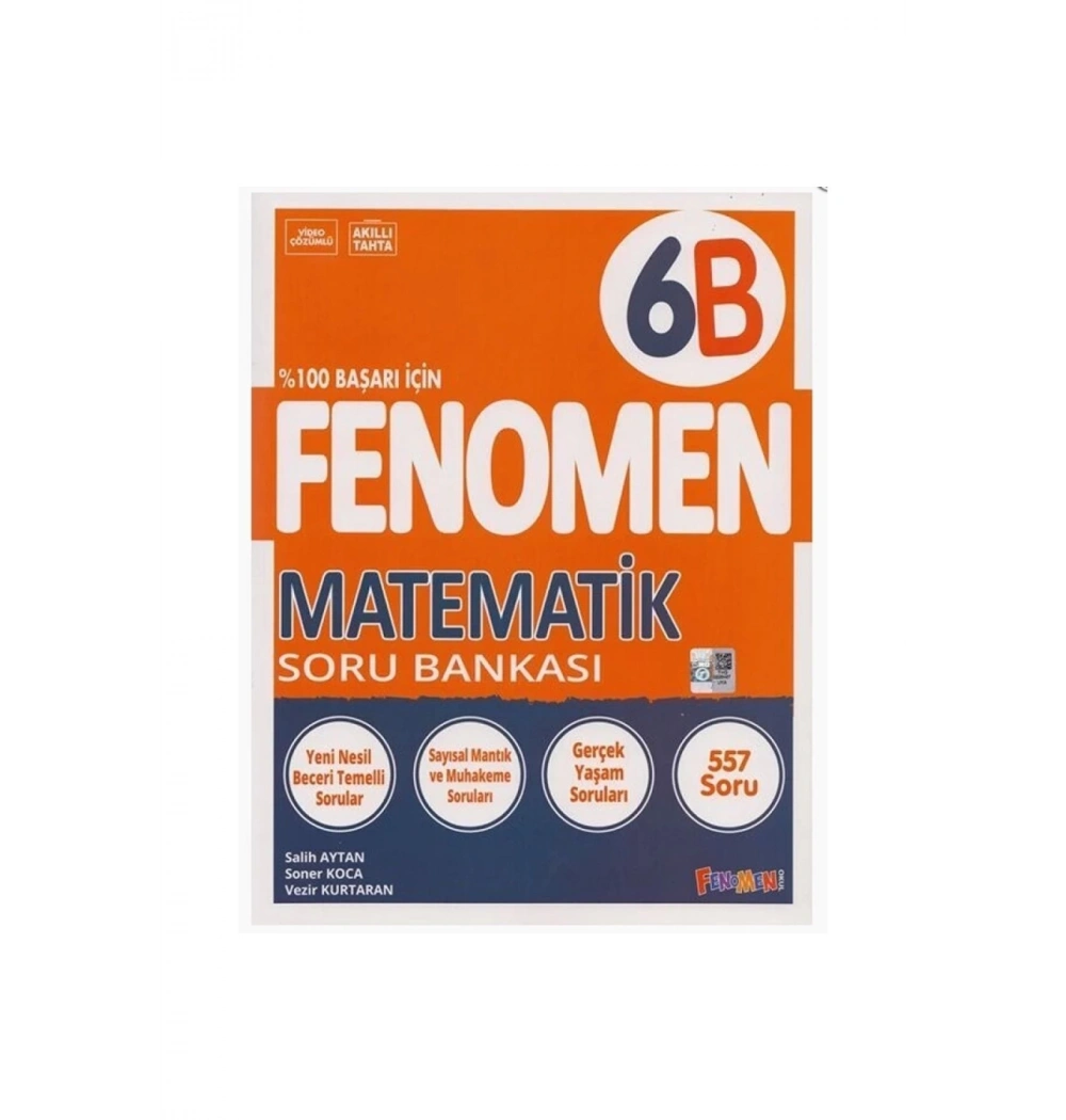 Fenomen 6.Sınıf Matematik Soru Bankası  6B
