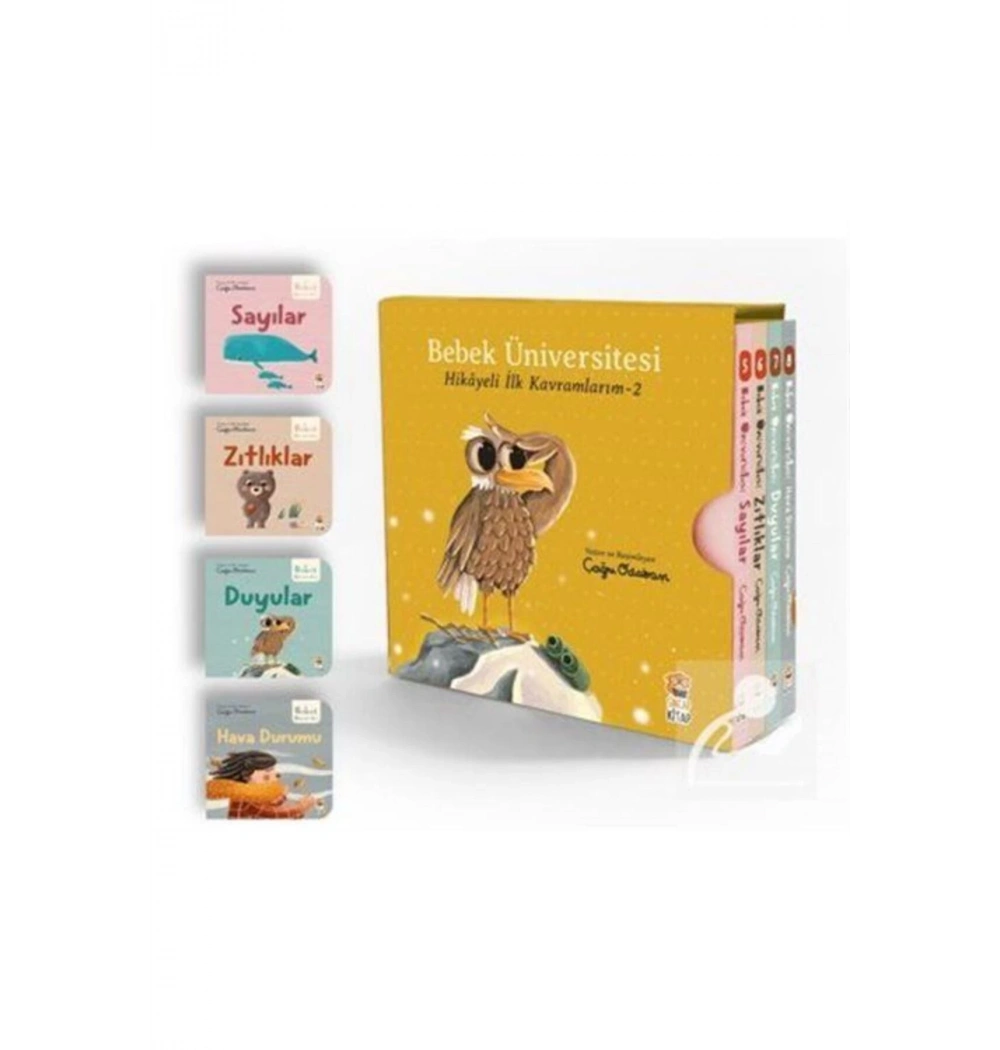 Bebek Üniversitesi 4 Mini Kitap Set  Çağrı Odabaşı Sincap Kitap