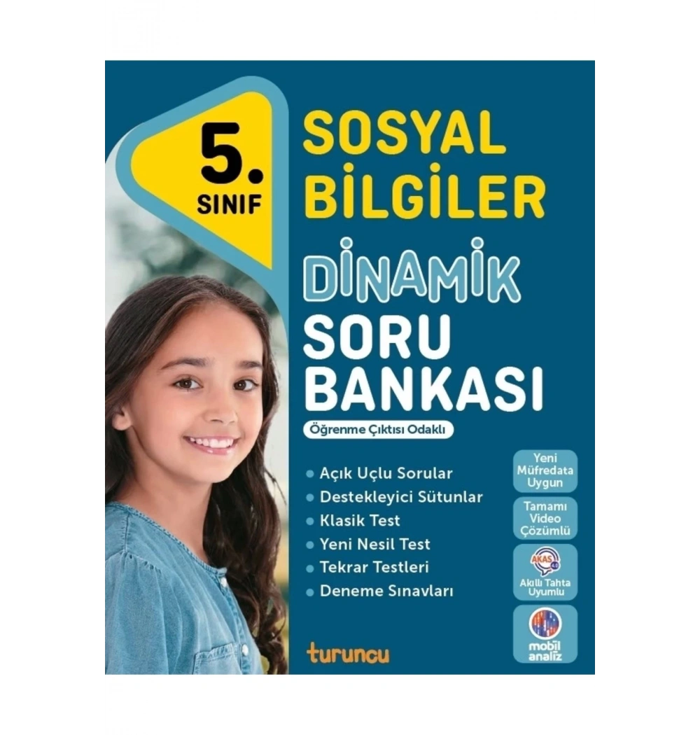 Turuncu 5.Sınıf Sosyal Bilgiler Dinamik Soru Bankası