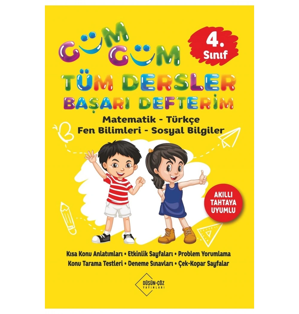 4.Sınıf Gümgüm Tüm Dersler Başarı Defterim  Düşün Çöz Yayınları