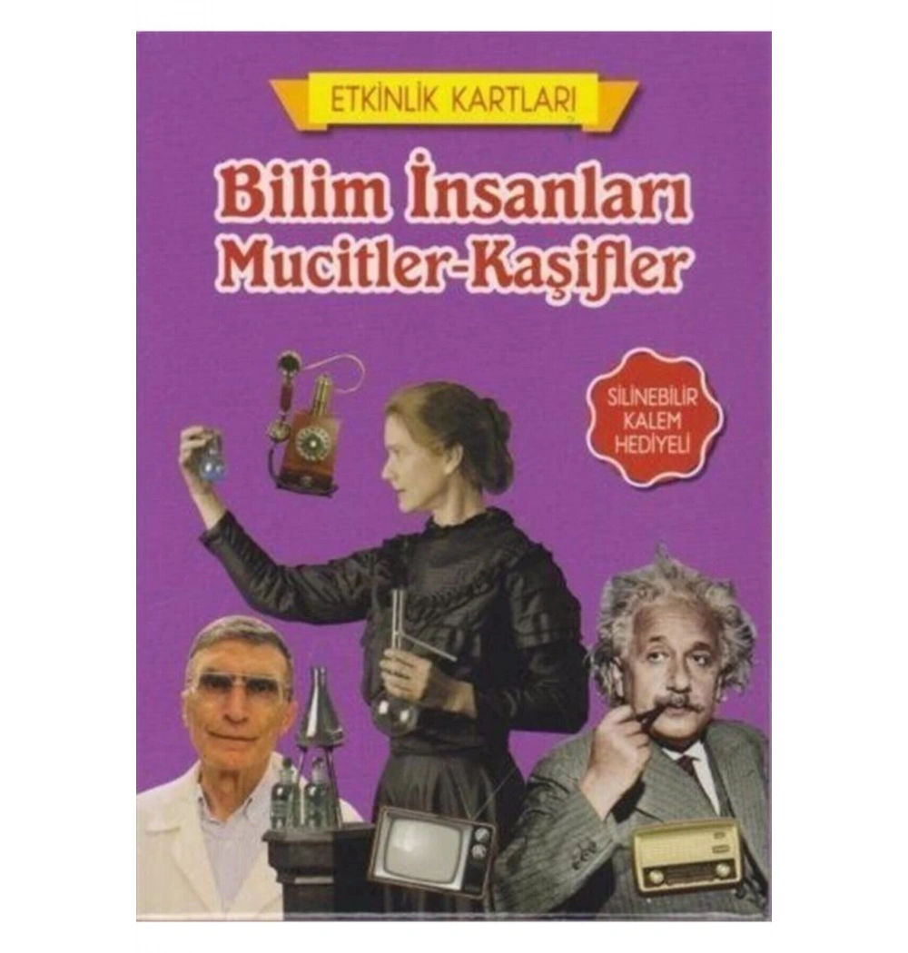 Bilim İnsanları Mucitler Kaşifler Etkinlik Kartları Set