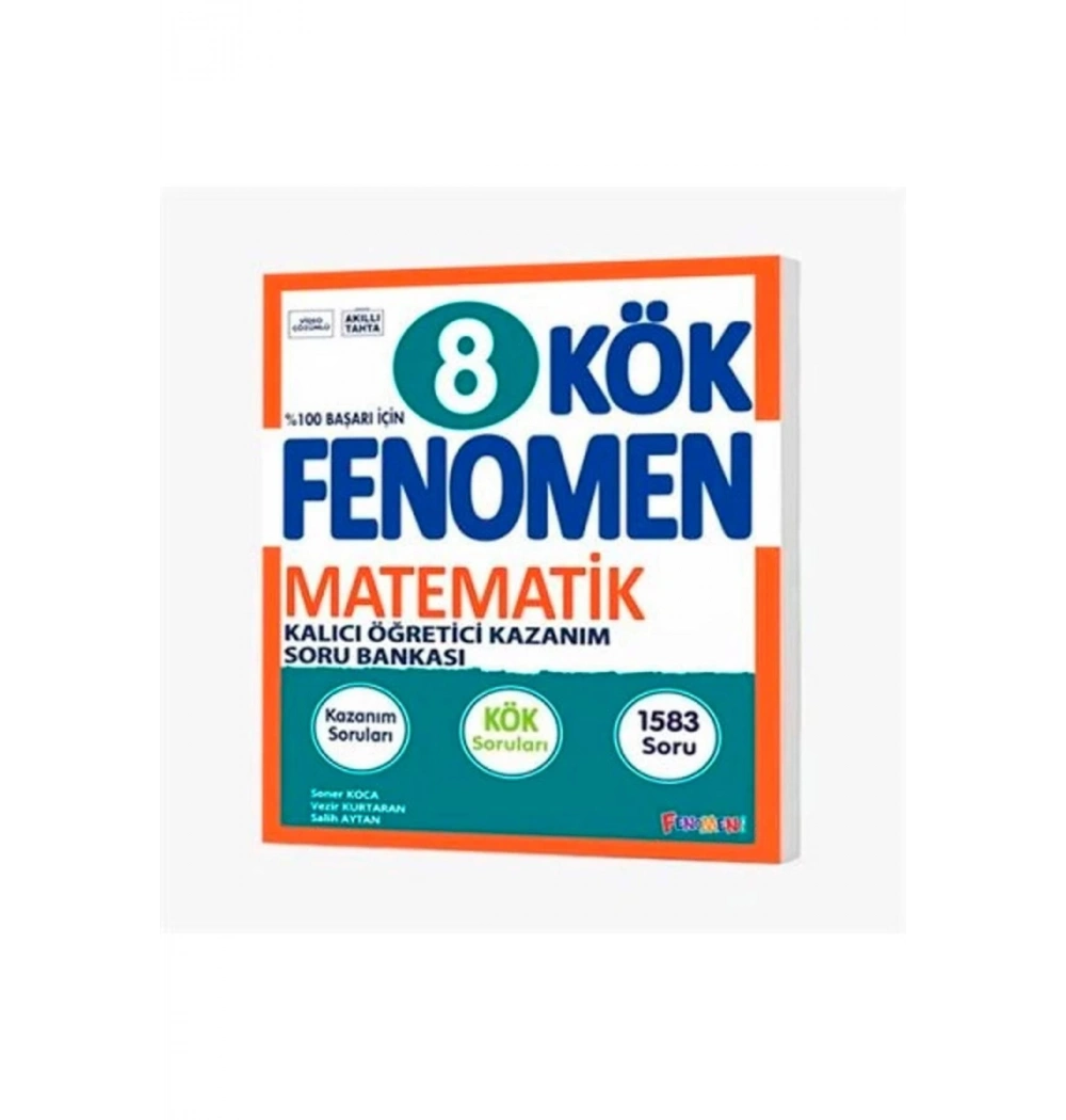 Fenomen 8.Sınıf Kök Matematik Soru Bankası Kalıcı Öğretici Kazanım
