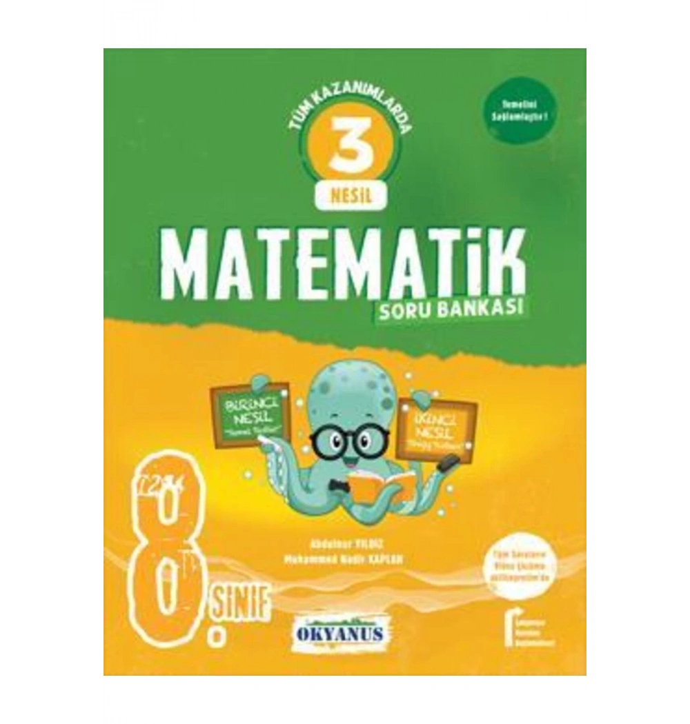 Okyanus 8.Sınıf Matematik 3 Nesil Soru Bankası