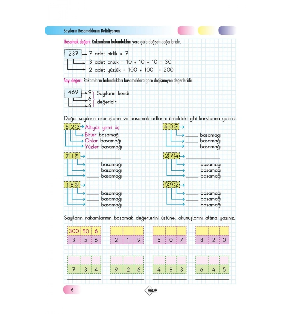3.Sınıf Gümgüm Tüm Dersler Başarı Defterim  Düşün Çöz Yayınları
