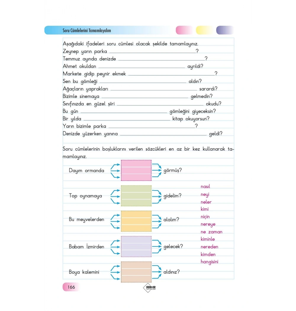 3.Sınıf Gümgüm Tüm Dersler Başarı Defterim  Düşün Çöz Yayınları
