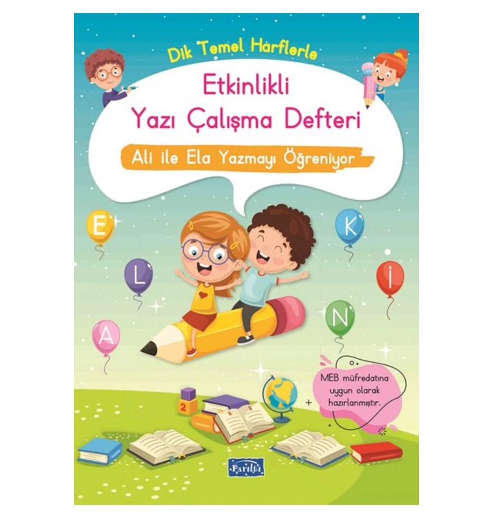 Dik Temel Harflerle Yaz Çalişma Defteri Parıltı