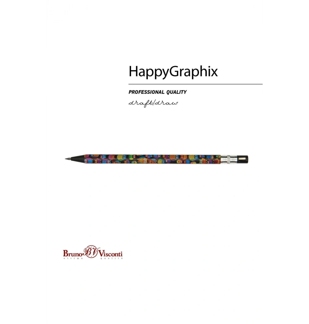Bruno Visconti Fungraphix  Versatil Kalem 2 Mm , Kalemtraşlı. Baykuş 21-0041/05