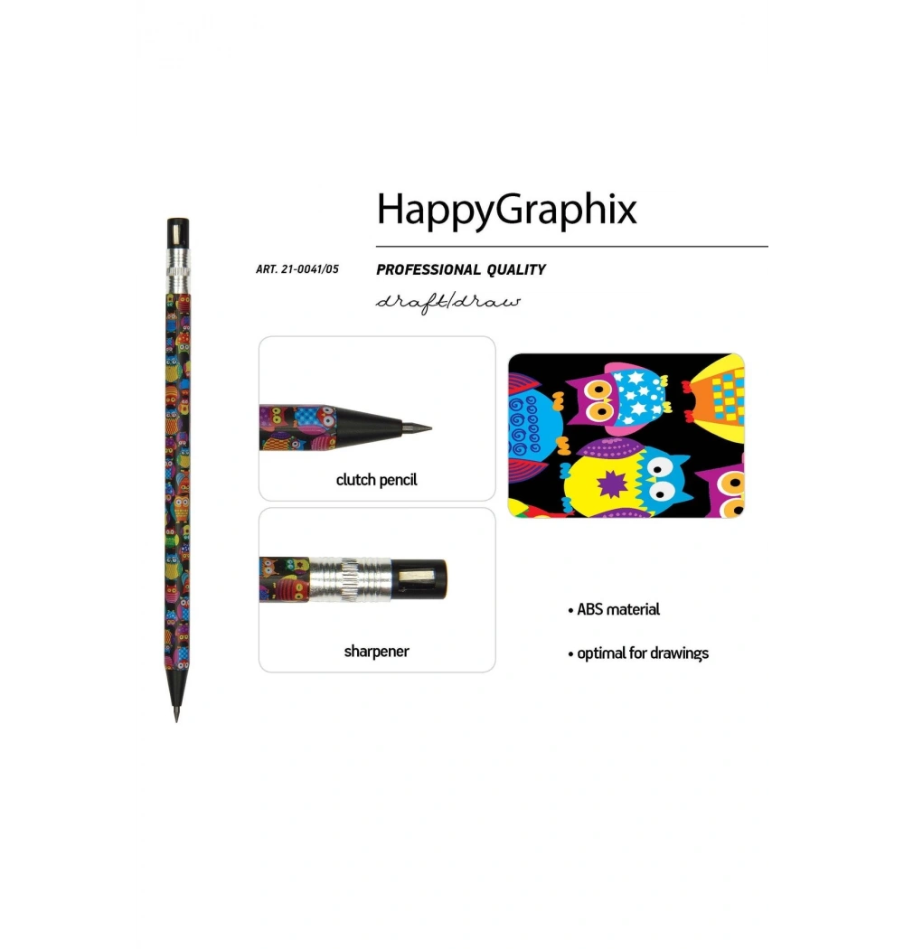 Bruno Visconti Fungraphix  Versatil Kalem 2 Mm , Kalemtraşlı. Baykuş 21-0041/05
