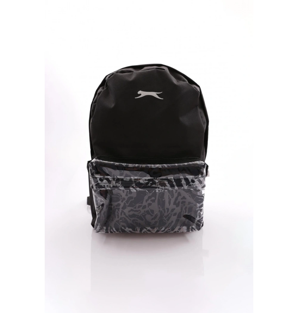 Slazenger Pvc Detaylı Black Sırt Çantası 24039 Me Çanta