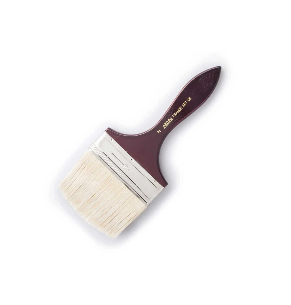 Pebeo Beyaz Geniş Yağlı Akrilik Fırçası No:4