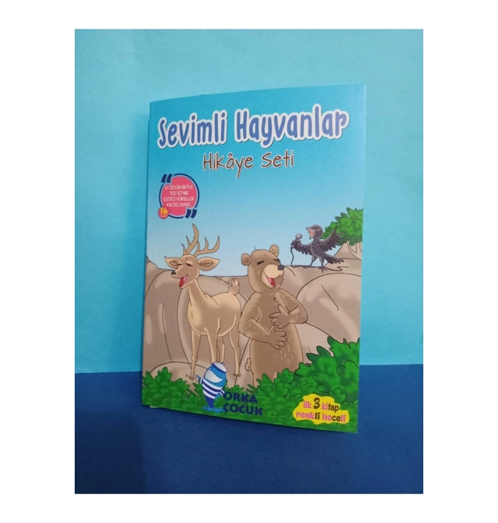Sevimli Hayvanlar 1.Sınıflara  Hikaye Seti  10 Kitap  Orka Çocuk