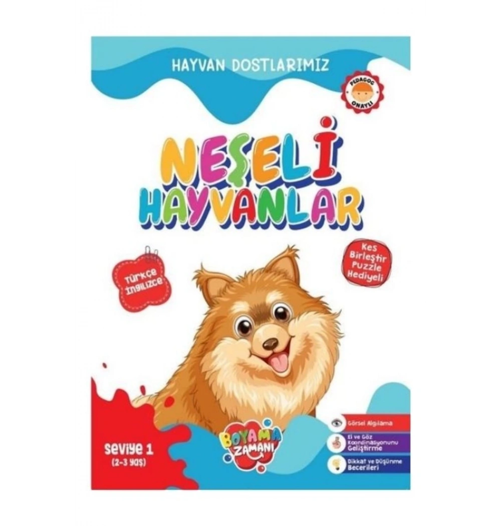 Neşeli Hayvanlar Boyama  Koloni