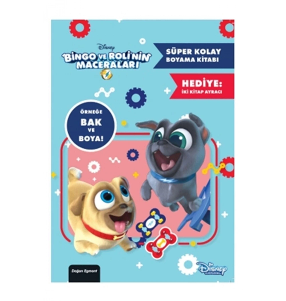 Bingo Ve Rolinin Maceraları Süper Kolay Boyama Kitabı     Doğan