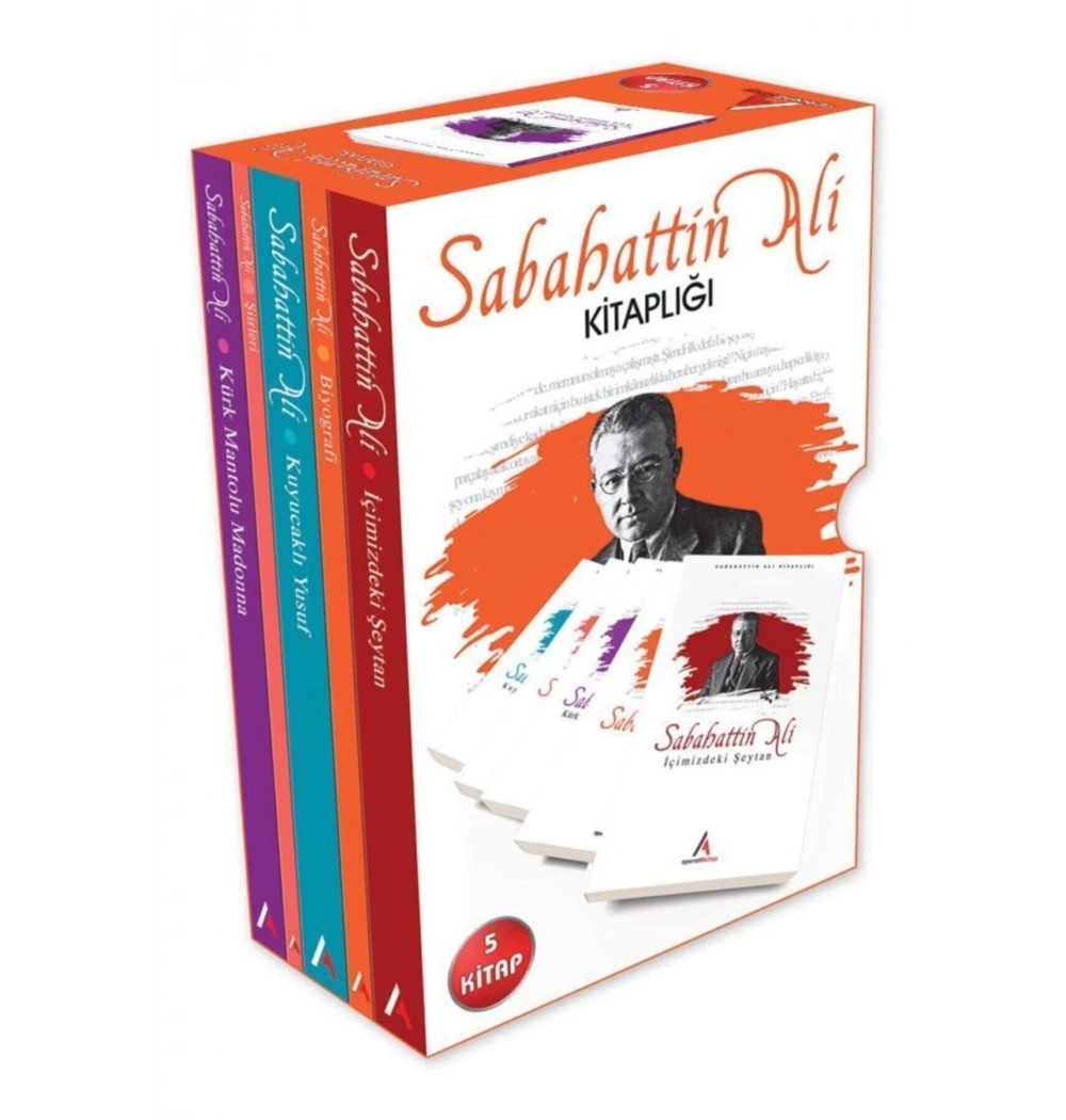 Sabahattin Ali Kitaplığı 5 Kitap Set Mavi Çatı