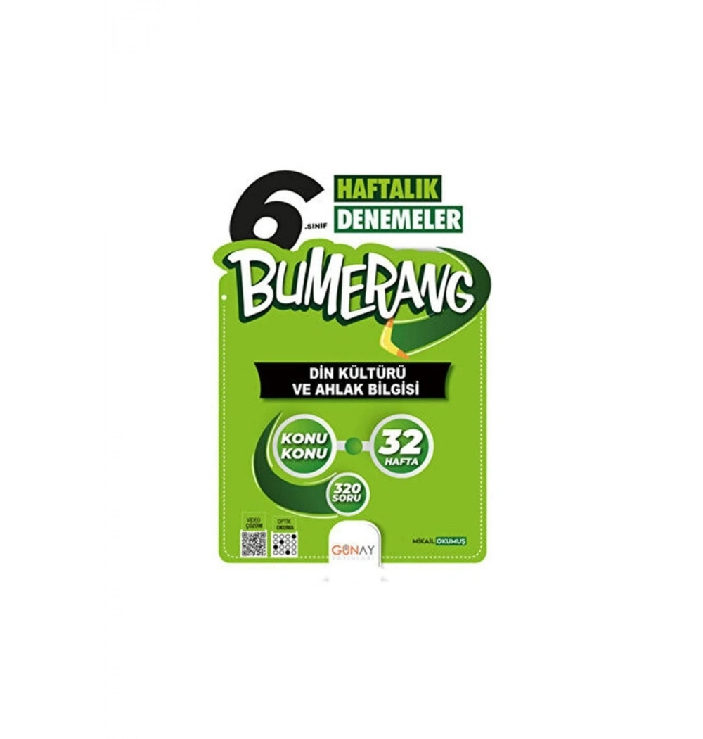 Günay 6.Sınıf Din Kültürü Haftalık Denemeler
