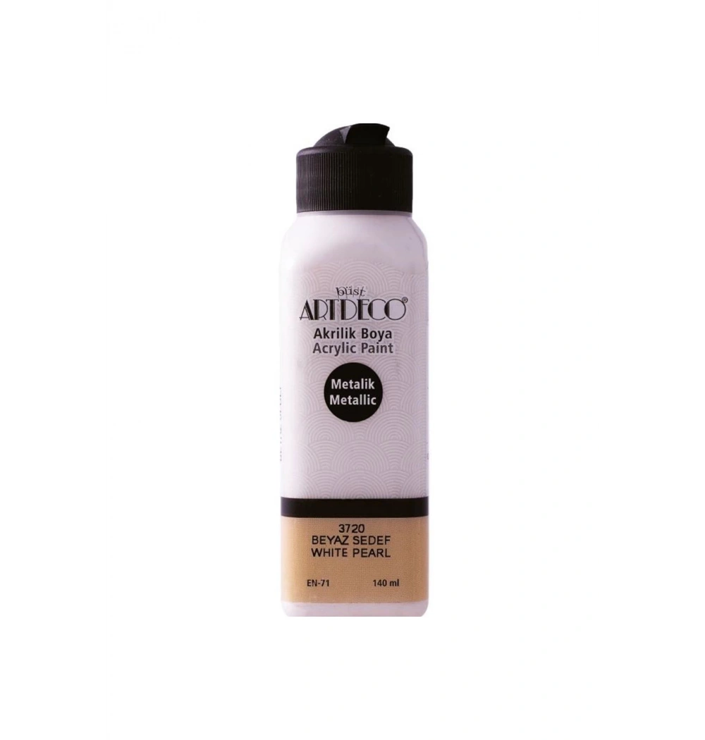 Lisans Artdeco Akrilik Boya 140 Ml Metalik Beyaz Sedef Lv-Y-071R-3720