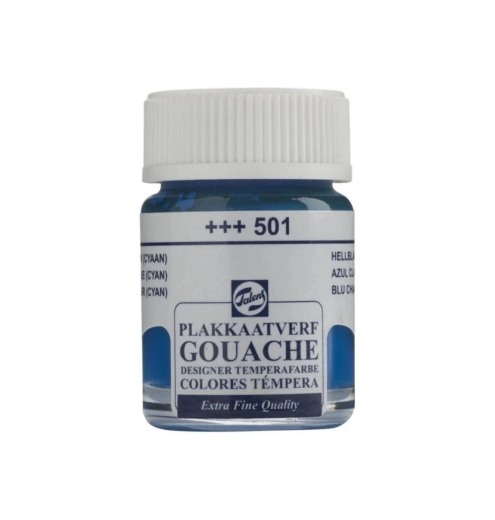 Talens 16 Ml Guaj Boya Light Blue Cyan - Açık Mavi(501)