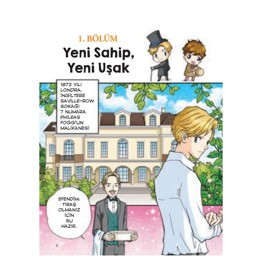 80 Günde Dünya Turu Çizgi Roman  Doğan Çcuk