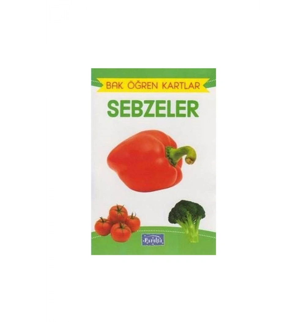 Bak Öğren Kartlar Sebzeler Parıltı