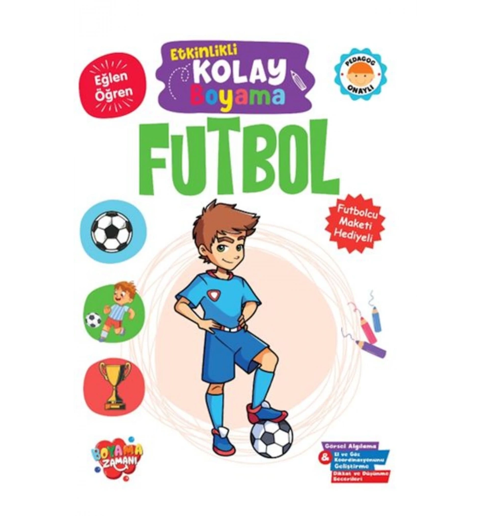 Etkinlikli  Futbol Kolay Boyama Kitabı  Koloni