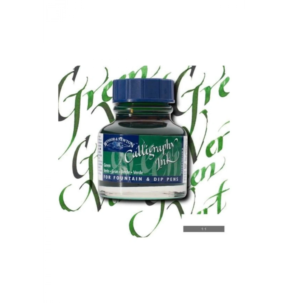 Lisans Wn Kaligrafi Mürekkebi 30Ml Yeşil  Lv-Wn-1111289
