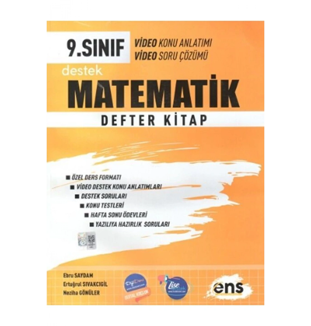 *Kampanya* Ens 9.Sınıf Destek Matematik Defter Kitap
