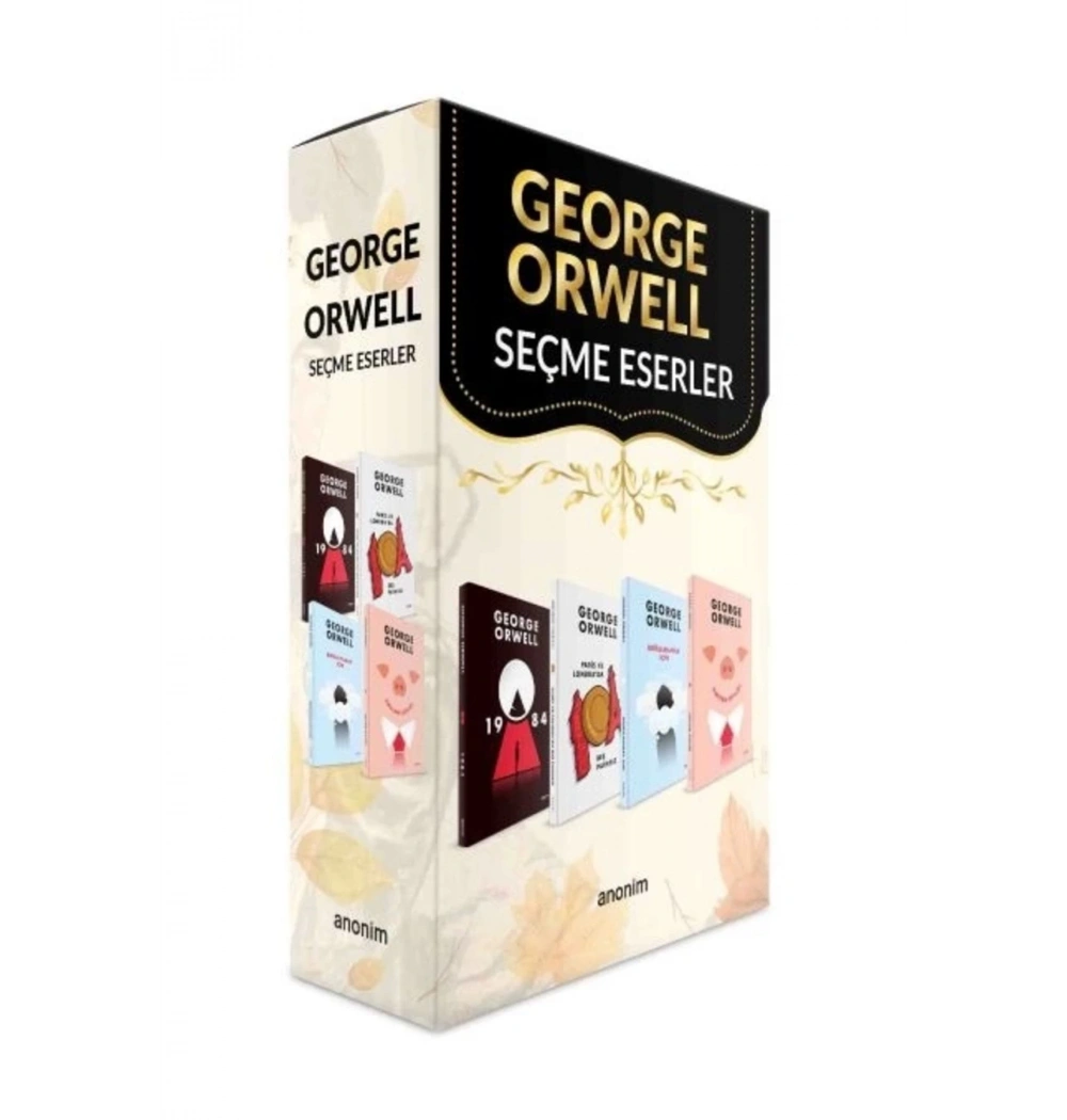 George Orwell Seçme Eserler 4 Lü Set 1984-Hayvan Çi̇Ftli̇Ği̇-Boğulmamak İçi̇N-Pari̇S Londra