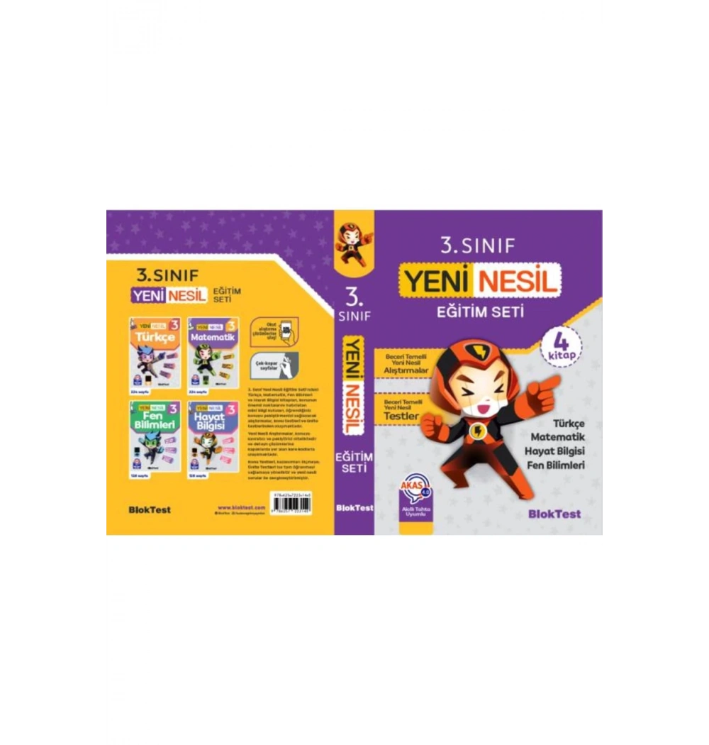 Bloktest 3.Sınıf Yeni Nesil Eğitim Seti