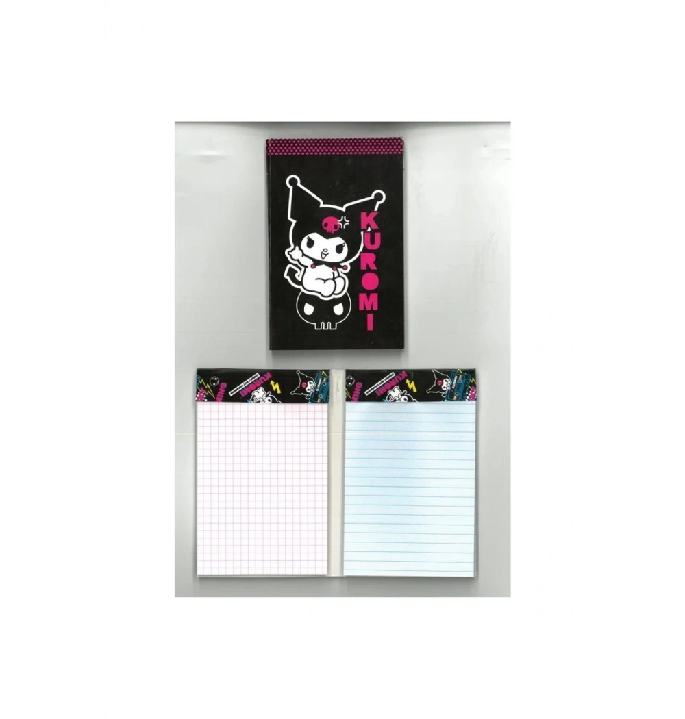 Keskin Color Kuromi İkili Bloknot A7 Çizgili Kareli 140200-12