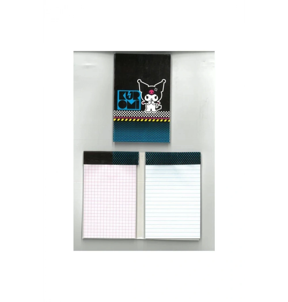 Keskin Color Kuromi İkili Bloknot A7 Çizgili Kareli 140200-12