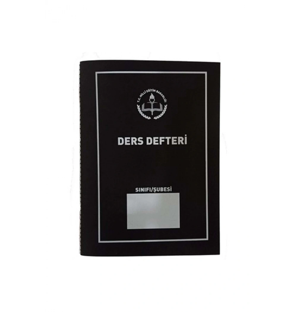 8 Ders Yoklamasız Kuşe Ders Defteri  Bordo İea