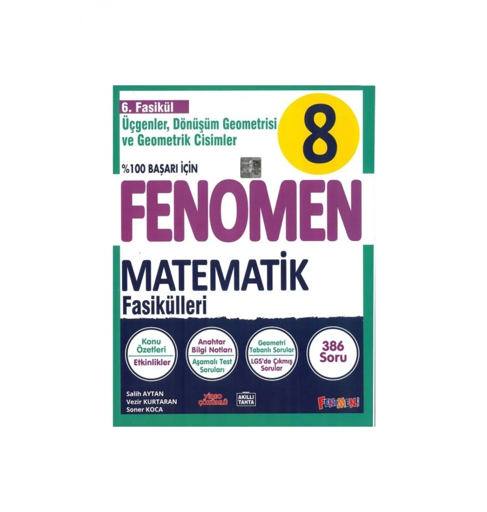 Fenomen 8.Sınıf Matematik 6.Fasikül