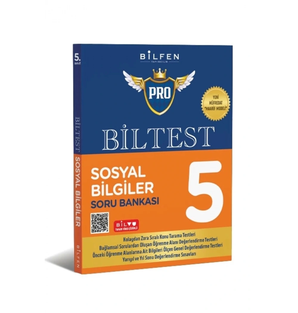 Bilfen 5.Sınıf Sosyal Bilgiler Biltest Pro Soru Bankası