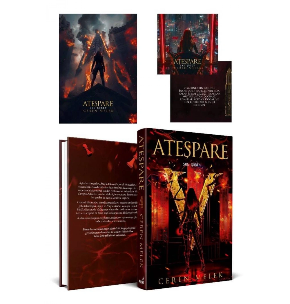 Ateşpare 4 Ciltli Son Görev  Ceren Melek  İndigo