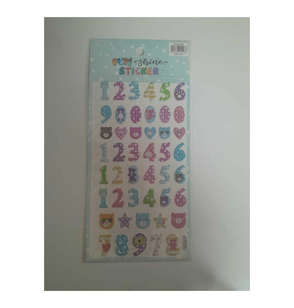 Viva Puti Shıne Sticker Rakamlar10267