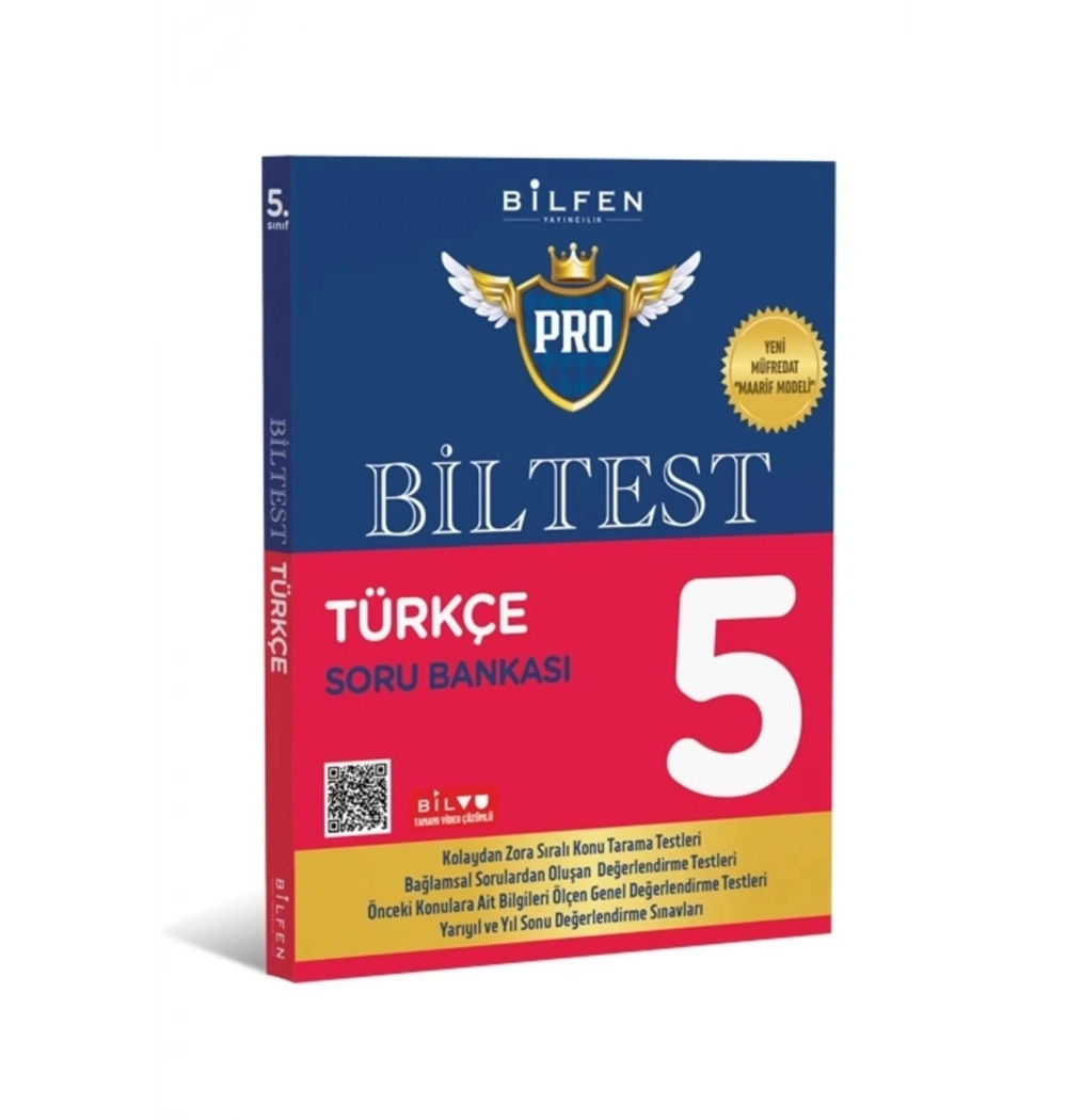 Bilfen 5.Sınıf Türkçe Biltest Pro Soru Bankası