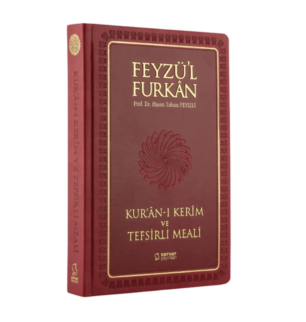 Feyzül Furkan Metinli Tefsirli Meal Büyük Boy Bordo Ciltli Server