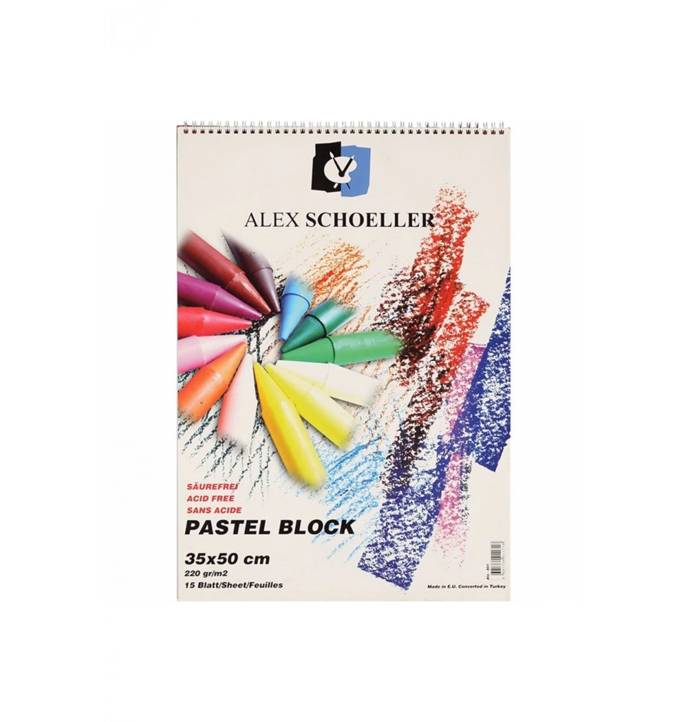 Alex Pastel Art. Fon Blok 35X50 15Li̇ 220Gr