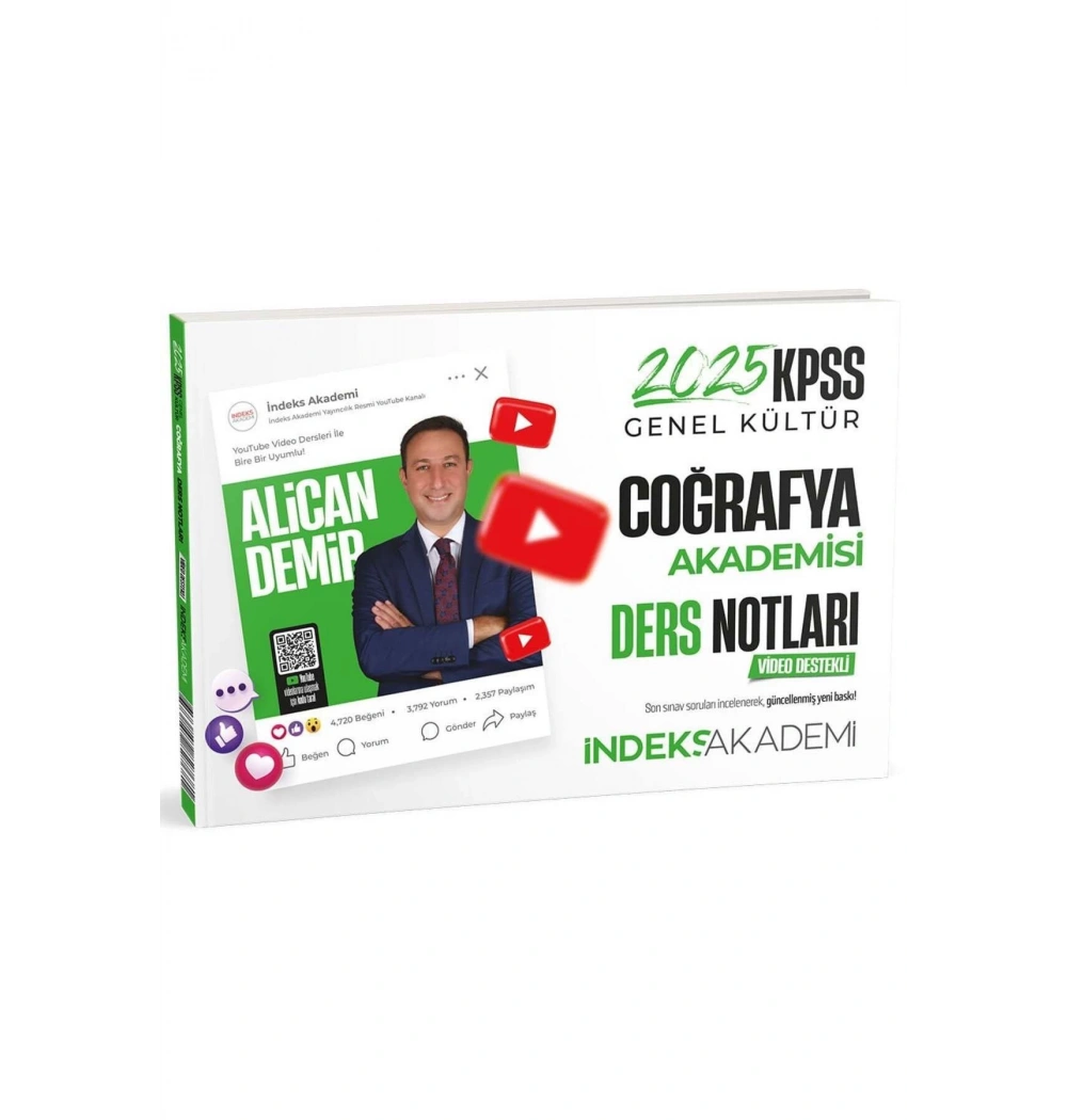 2025 Kpss Gk Coğrafya Akademisi Ders Notları  İndeks