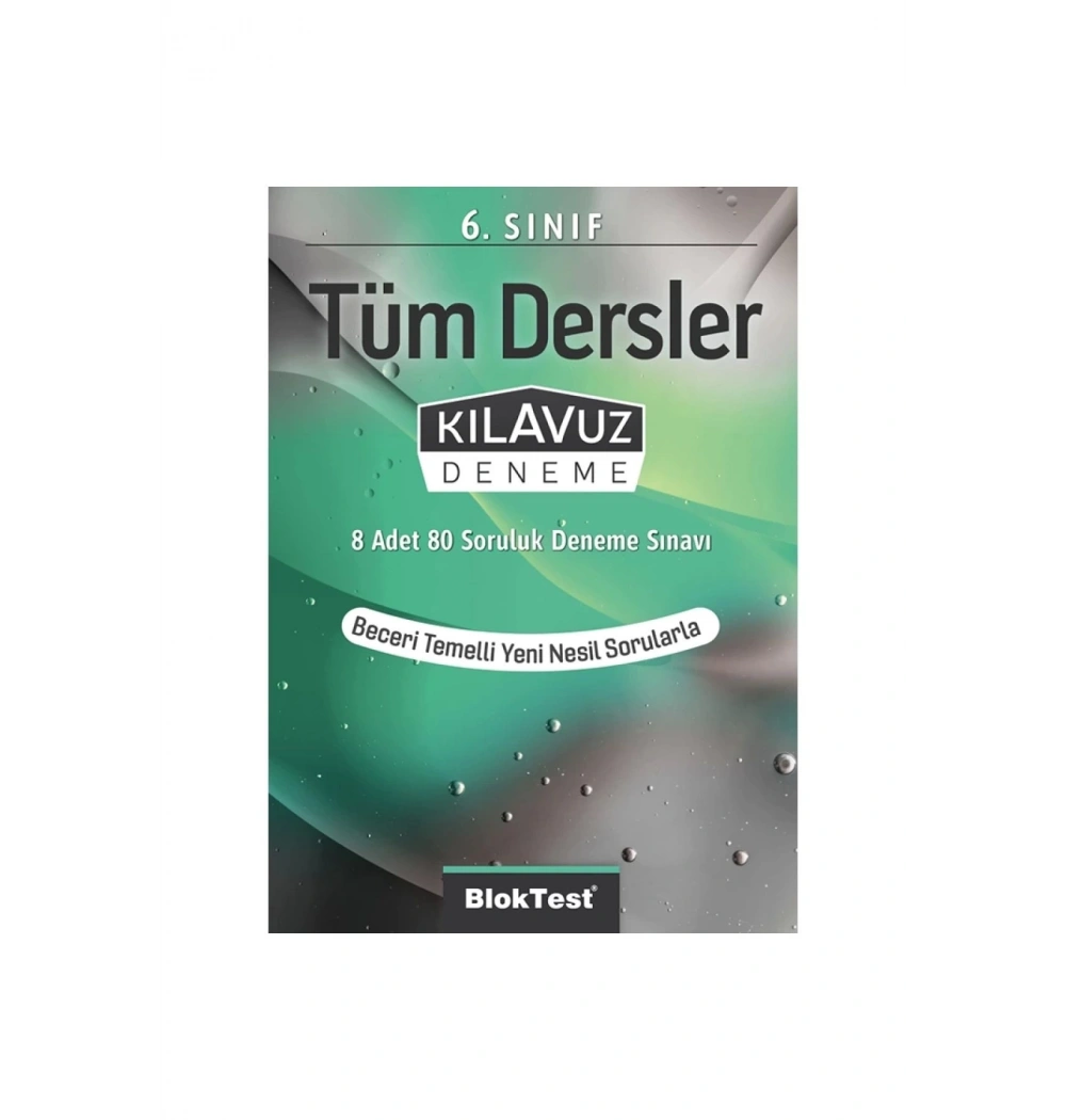 Bloktest 6.Sınıf Tüm Dersler Kılavuz Deneme