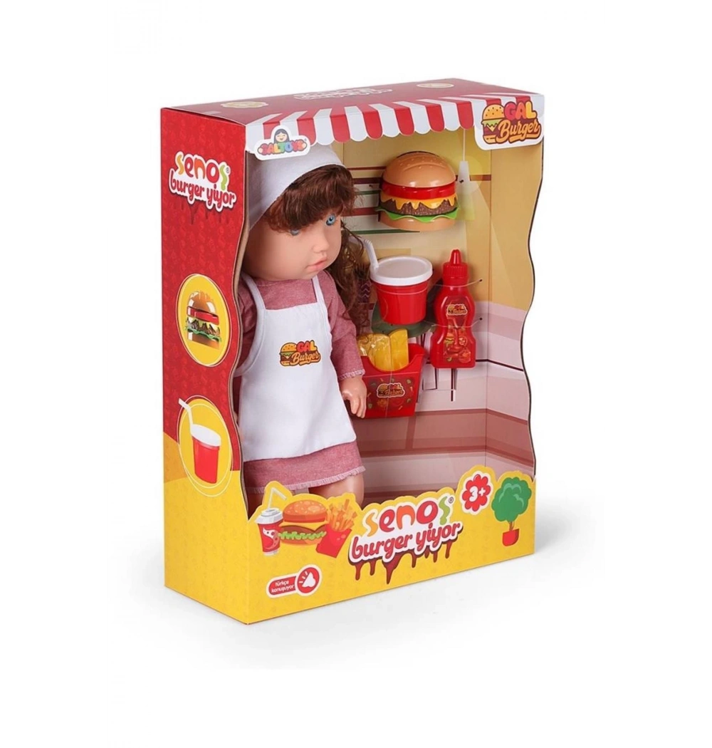 Kutulu Türkçe Konuşan Senoş Bebek Burger Yiyen Galglt1114