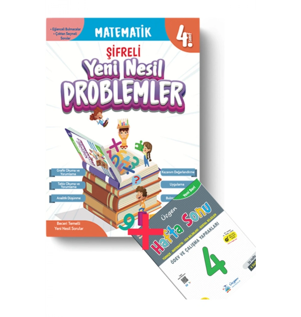 ONBURDA 4.SINIF MATEMATİK ŞİFRELİ YENİ NESİL PROBLEMLER BECERİ TEMELLİ SORULAR