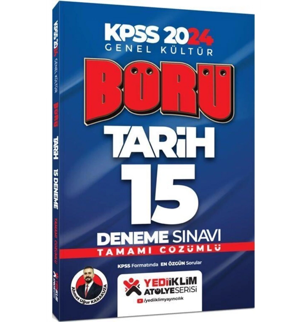 2024 Kpss Gk Börü Tarih 15 Çözümlü Deneme  Yediiklim