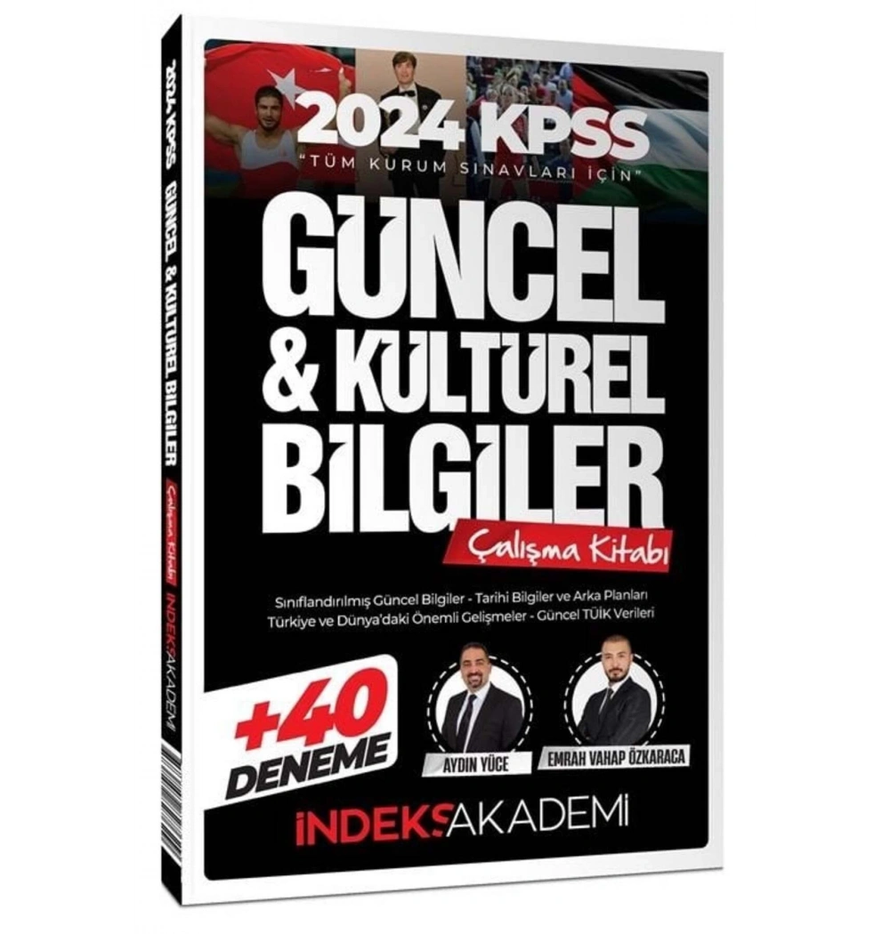 2024 Kpss Tüm Kurumlar Güncel Bilgiler Çalışma Kitabı  İndeks Akademi